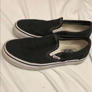 Black and white classic vans
